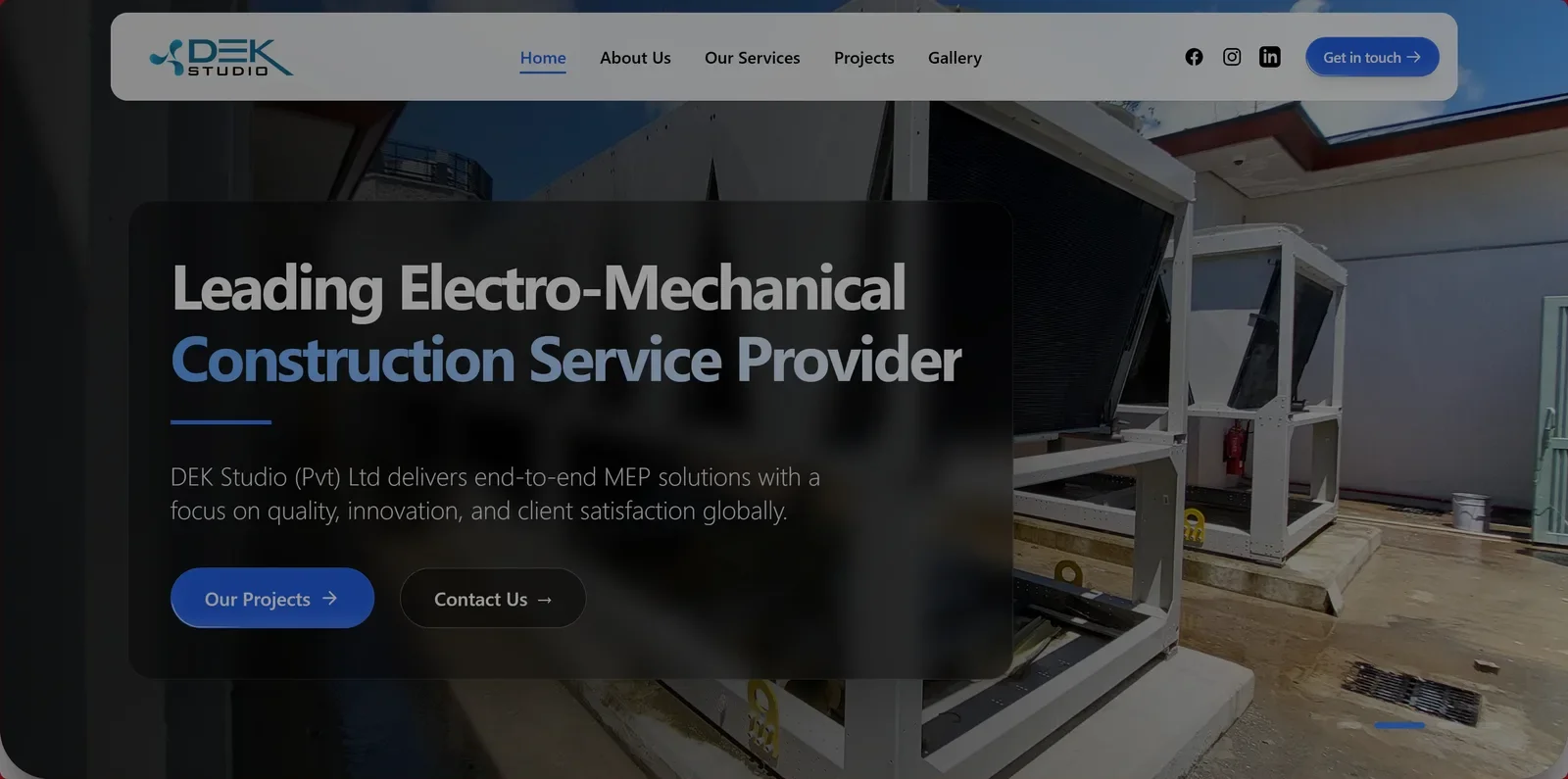 DEK Studio - Custom Web Design & Software built by ARC AI