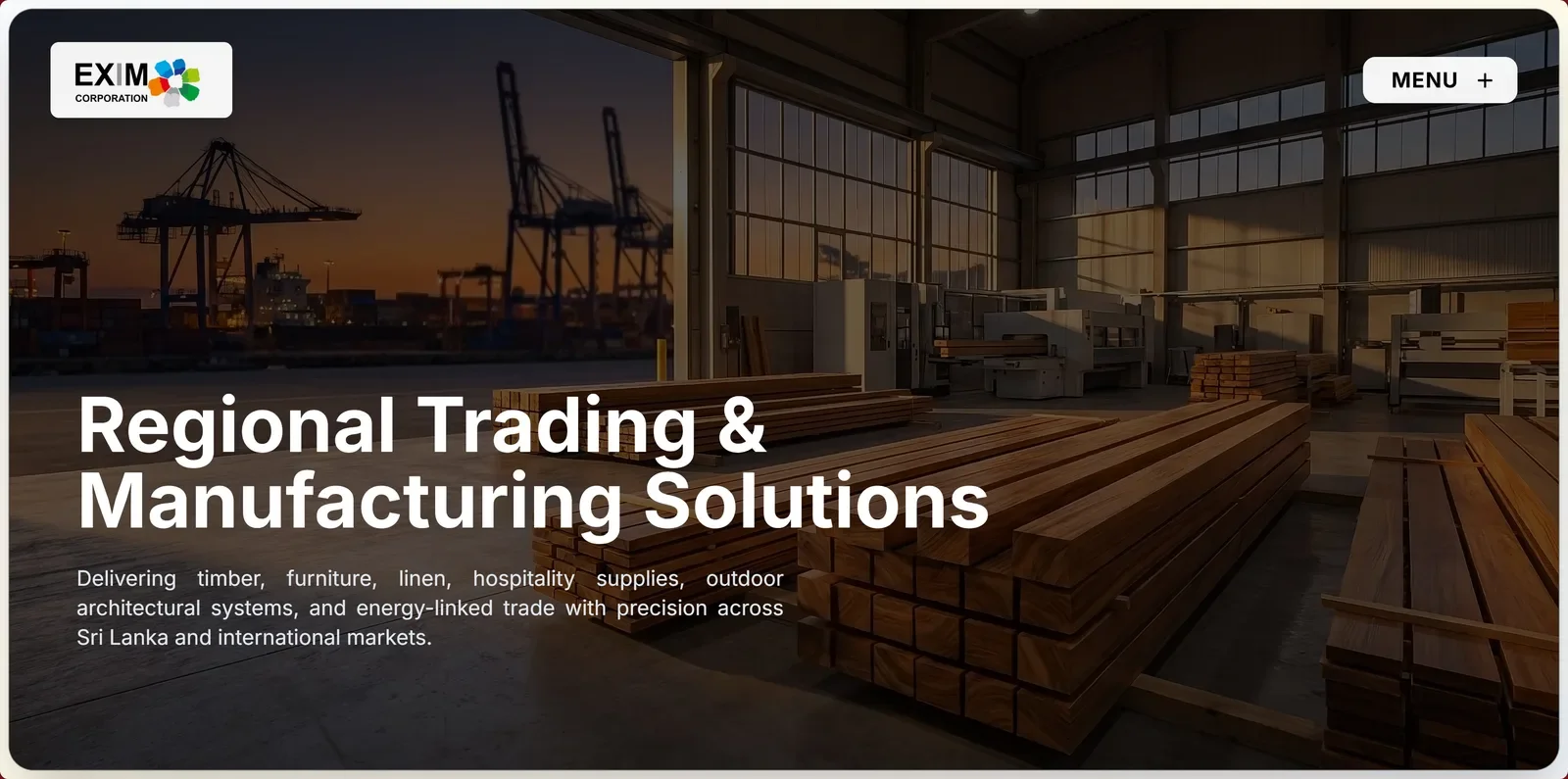 EXIM Corporation - Custom Web Design & Software built by ARC AI