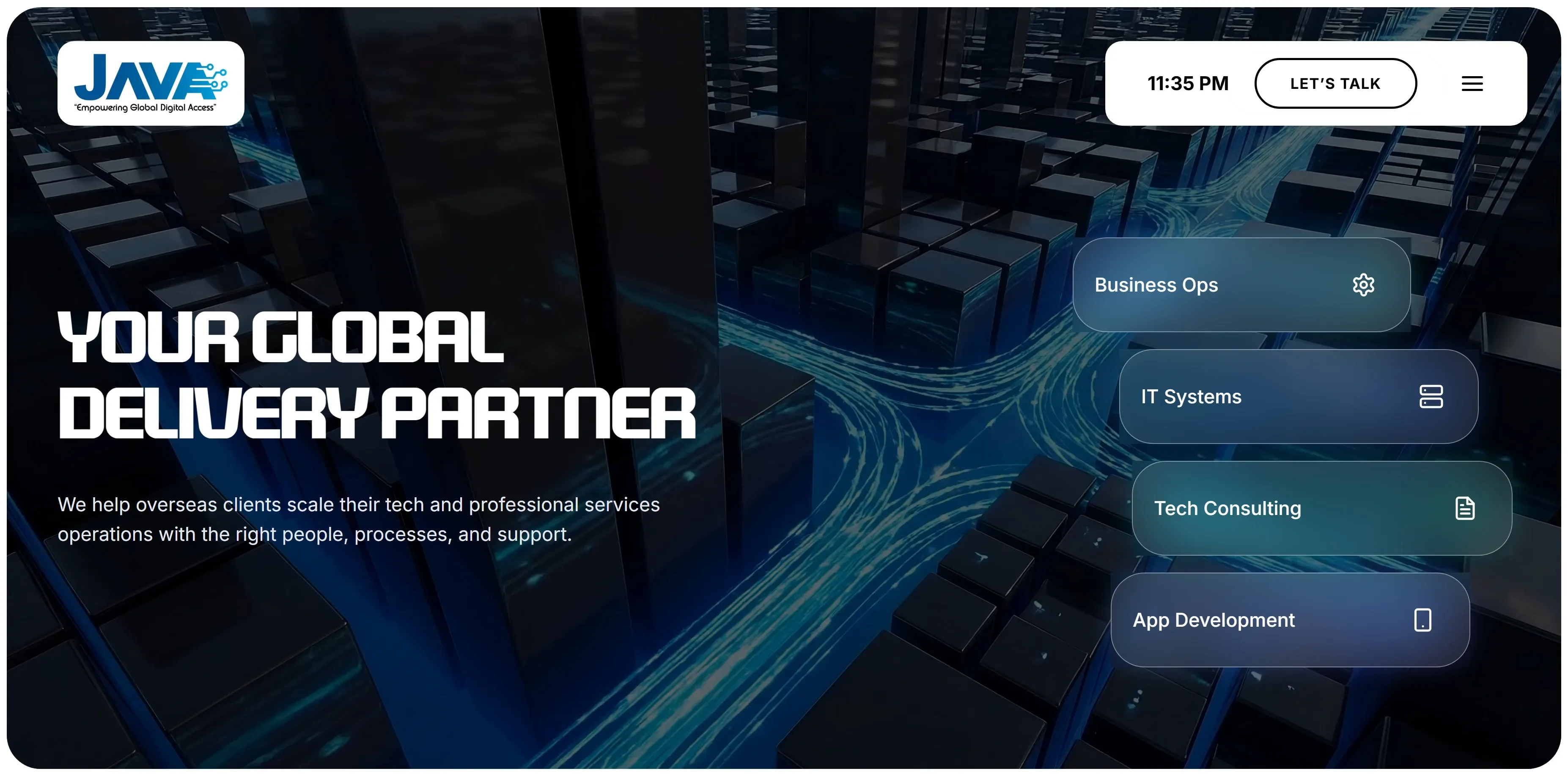 Java Global Access Platform LLC - Custom Web Design & Software built by ARC AI